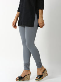 De Moza - Women's Grey Churidar Leggings (4890551124031)