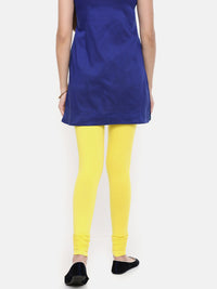 De Moza - Women's Lemon Yellow Churidar Leggings (4890549157951)