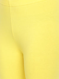De Moza - Women's Lemon Yellow Churidar Leggings (4890549157951)