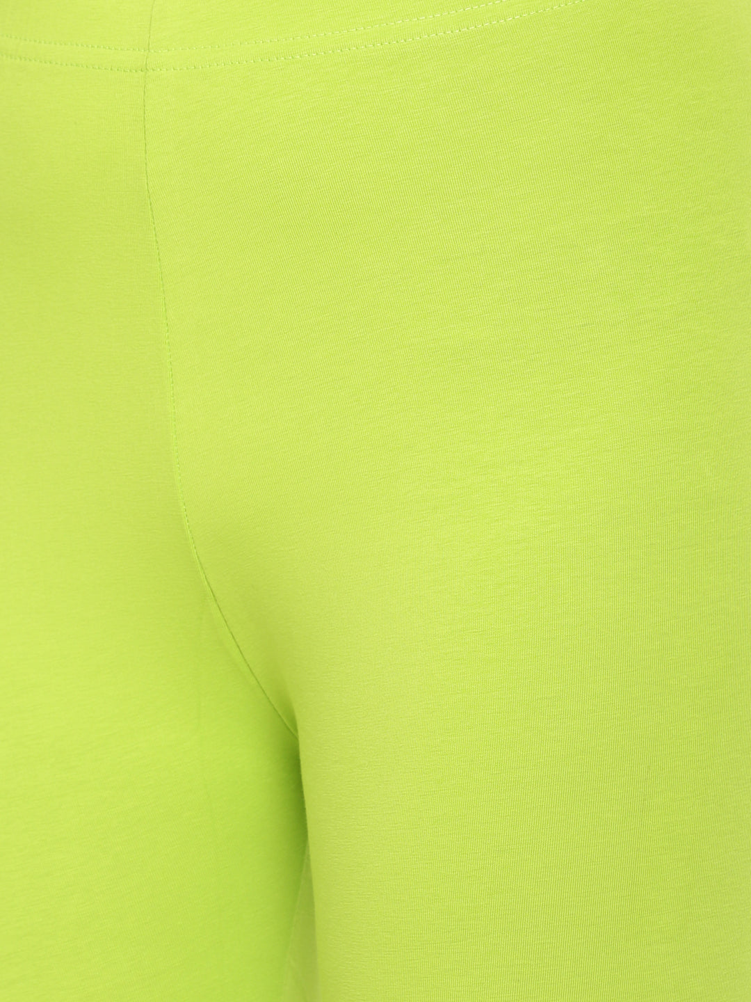 De Moza- Women's Lime Green Churidar Leggings  (4890550632511)