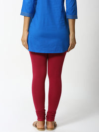 De Moza - Women's Red Churidar Leggings (4890550435903)