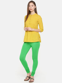De Moza - Women's Parrot Green Churidar Leggings (4890550665279)