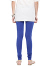 De Moza Ladies Churidar Leggings Solid Lycra Royal Blue