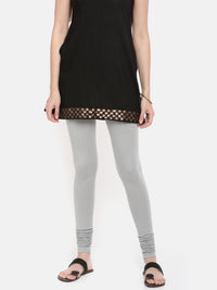 De Moza - Women's Grey Churidar Leggings (4890550075455)