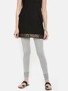 De Moza - Women's Grey Churidar Leggings (4890550075455)