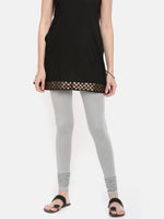 De Moza - Women's Grey Churidar Leggings (4890550075455)