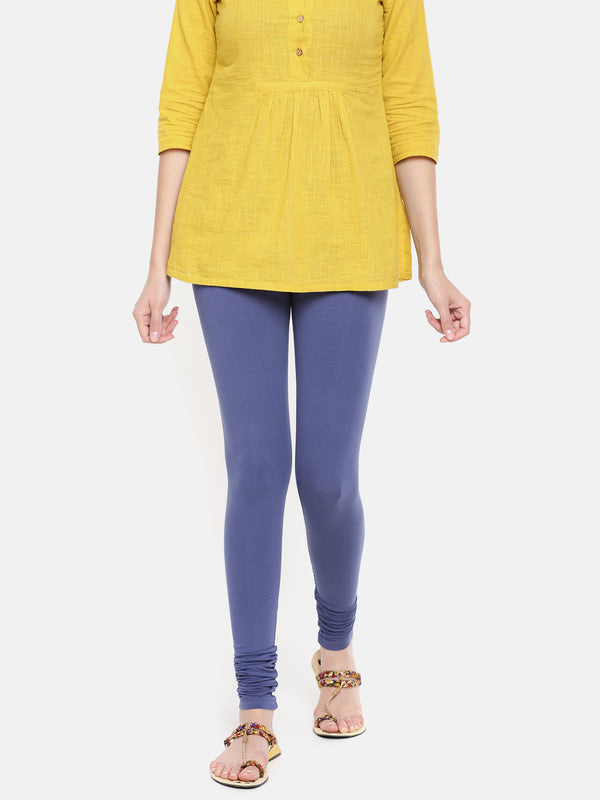 De Moza - Women's Blue Churidar Leggings (4890549715007)