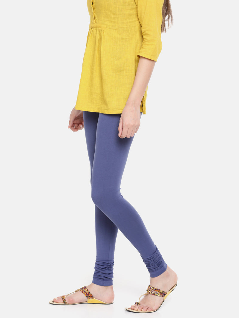 De Moza - Women's Blue Churidar Leggings (4890549715007)