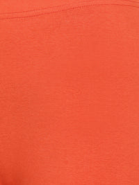 De Moza- Women's Orange Churidar Leggings (4890549682239)