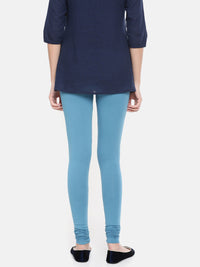 De Moza Ladies Premium Churidar Leggings Solid True Indigo