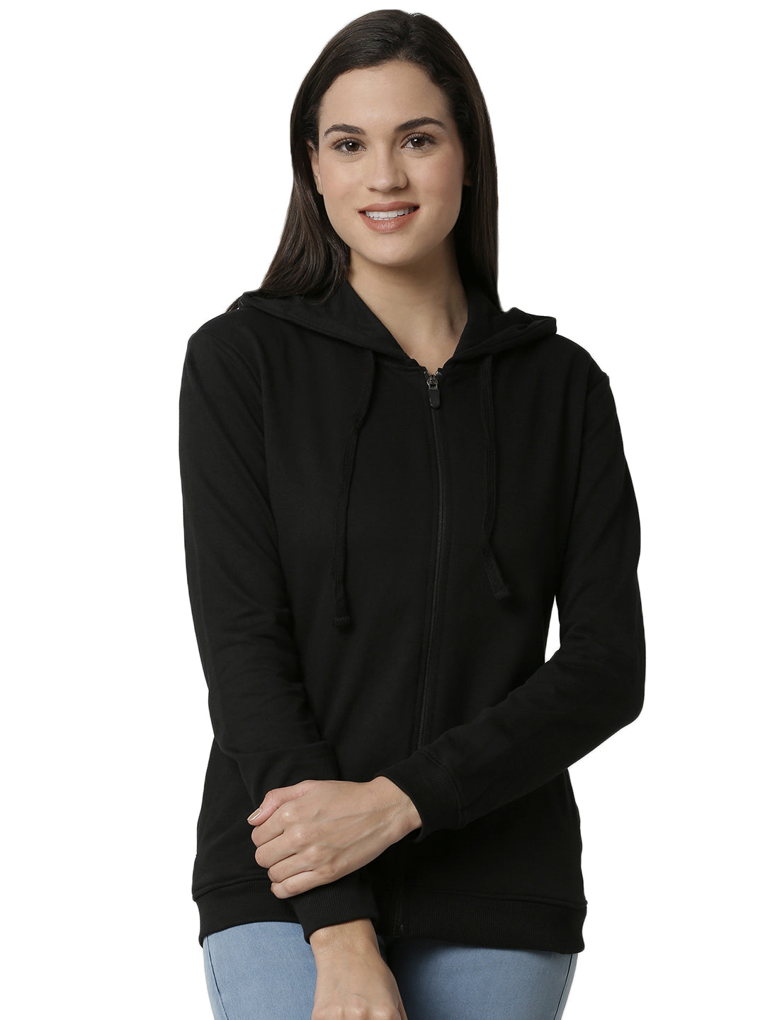 De Moza Ladies Black Sweat shirt - De Moza (4383236063295)