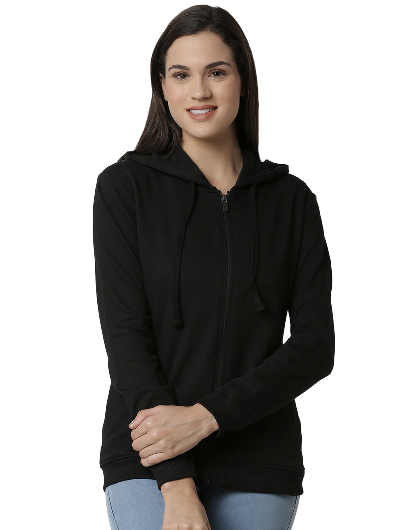 De Moza Ladies Black Sweat shirt - De Moza (4383236063295)