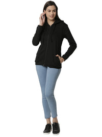 De Moza Ladies Black Sweat shirt - De Moza (4383236063295)