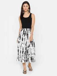 De Moza women's Printed Culottes Woven Bottom Rayon Black - De Moza (4704708624447)