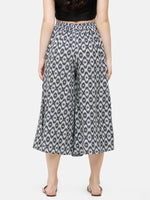 De Moza Women's Culottes Woven Bottom All Over Print Rayon White - De Moza (4885588475967)