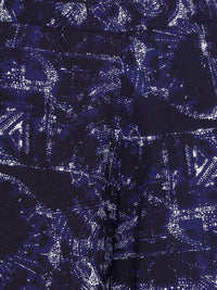 De Moza women's Printed Culottes Woven Bottom Rayon Royal Blue - De Moza (4704709214271)