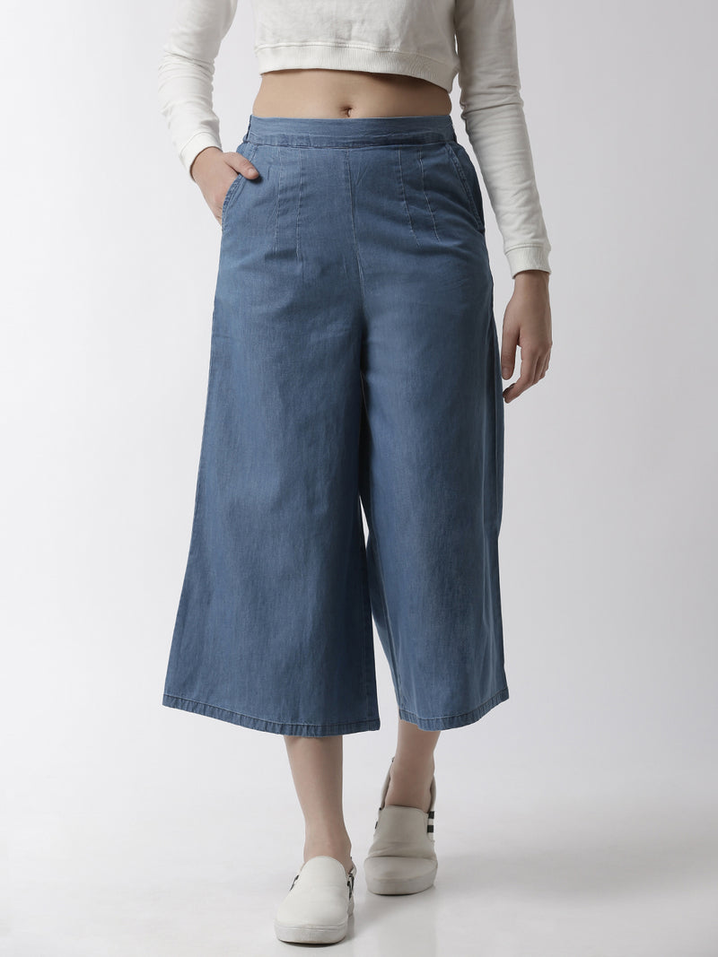 De Moza Women’s Culottes Ice Blue