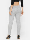 De Moza women's Cigarette Pant Woven Bottom Printed Rayon Natural - De Moza (4704708198463)