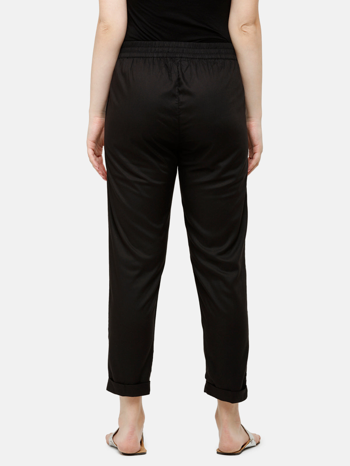 De Moza Women’s Cigarette Pant Black