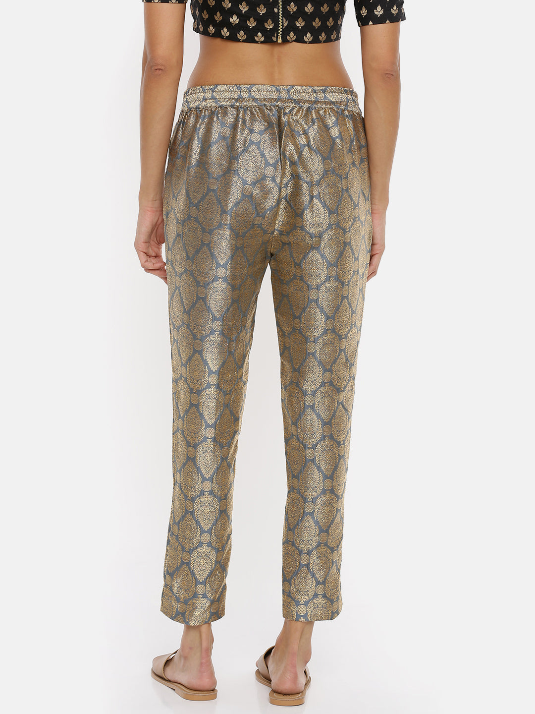 De Moza- Ladies Cigarette Pant Grey - De Moza (1737309257791)