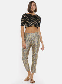 De Moza- Ladies Cigarette Pant Grey - De Moza (1737309257791)