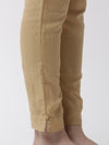 De Moza Women's Cigarette Pant Woven Bottom Jaquard Cotton Skin - De Moza (4499733184575)