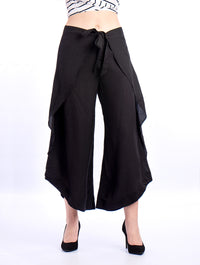 De Moza- Ladies Cowl Palazzo Black - De Moza (1550507016255)
