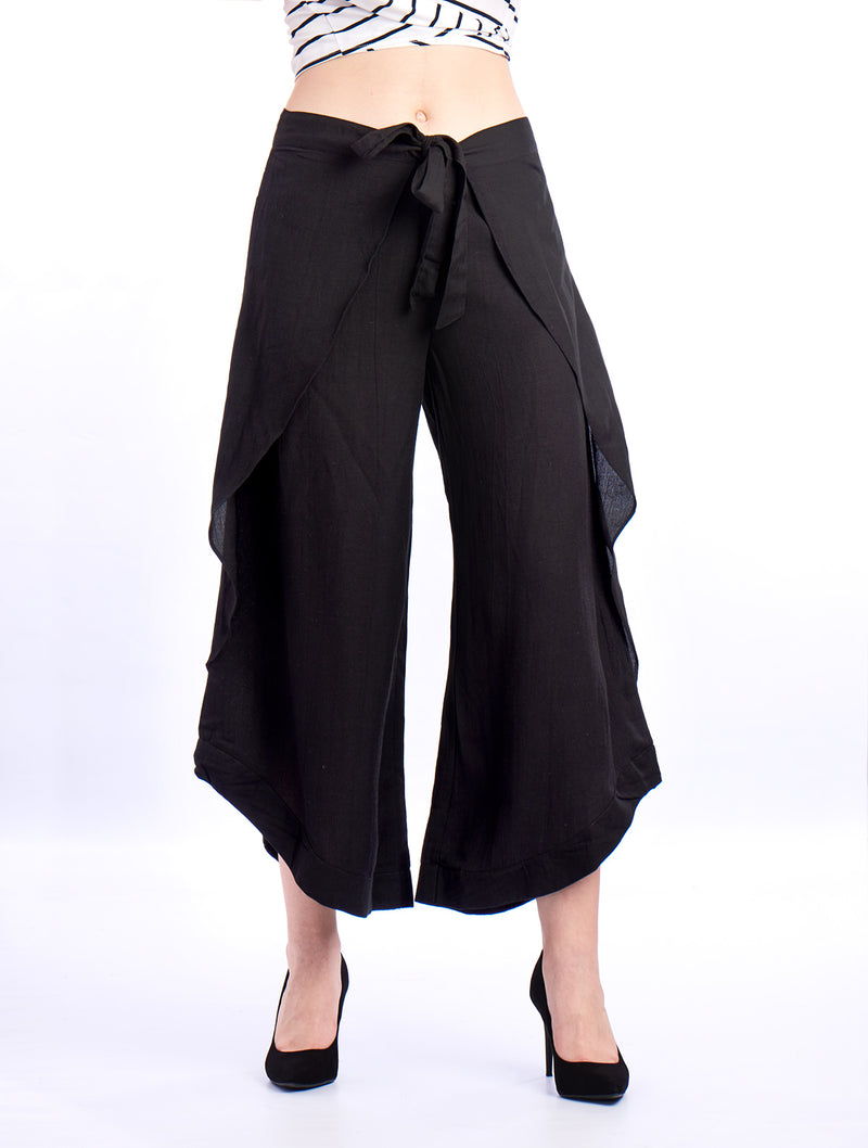 De Moza- Ladies Cowl Palazzo Black - De Moza (1550507016255)