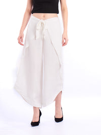 De Moza- Ladies Cowl Palazzo White - De Moza (1550584676415)