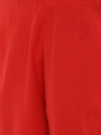 De Moza Women's Cigarette Pant Red