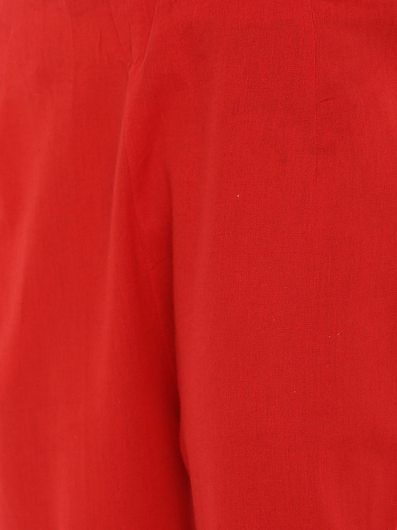 De Moza Women's Cigarette Pant Red