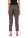 De Moza Women's Cigarette Pant Dark Grey