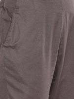 De Moza Women's Cigarette Pant Dark Grey