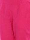 De Moza Women's Cigarette Pant Fuchsia