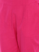 De Moza Women's Cigarette Pant Fuchsia