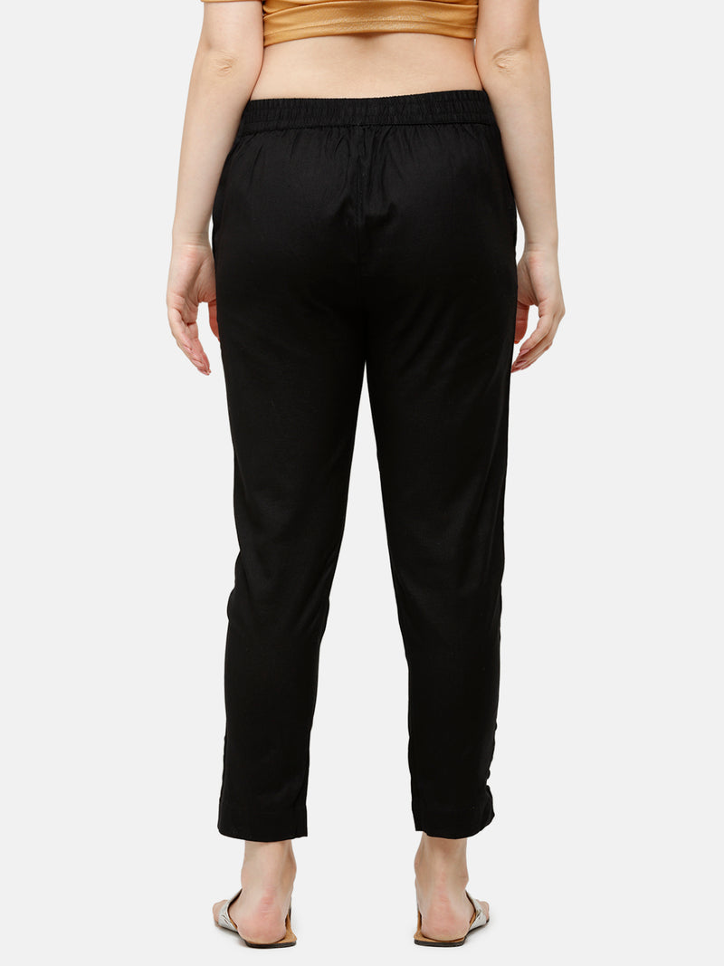 De Moza Women's Cigarette Pant Indigo Blue
