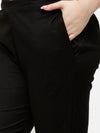 De Moza Women's Cigarette Pant Indigo Blue