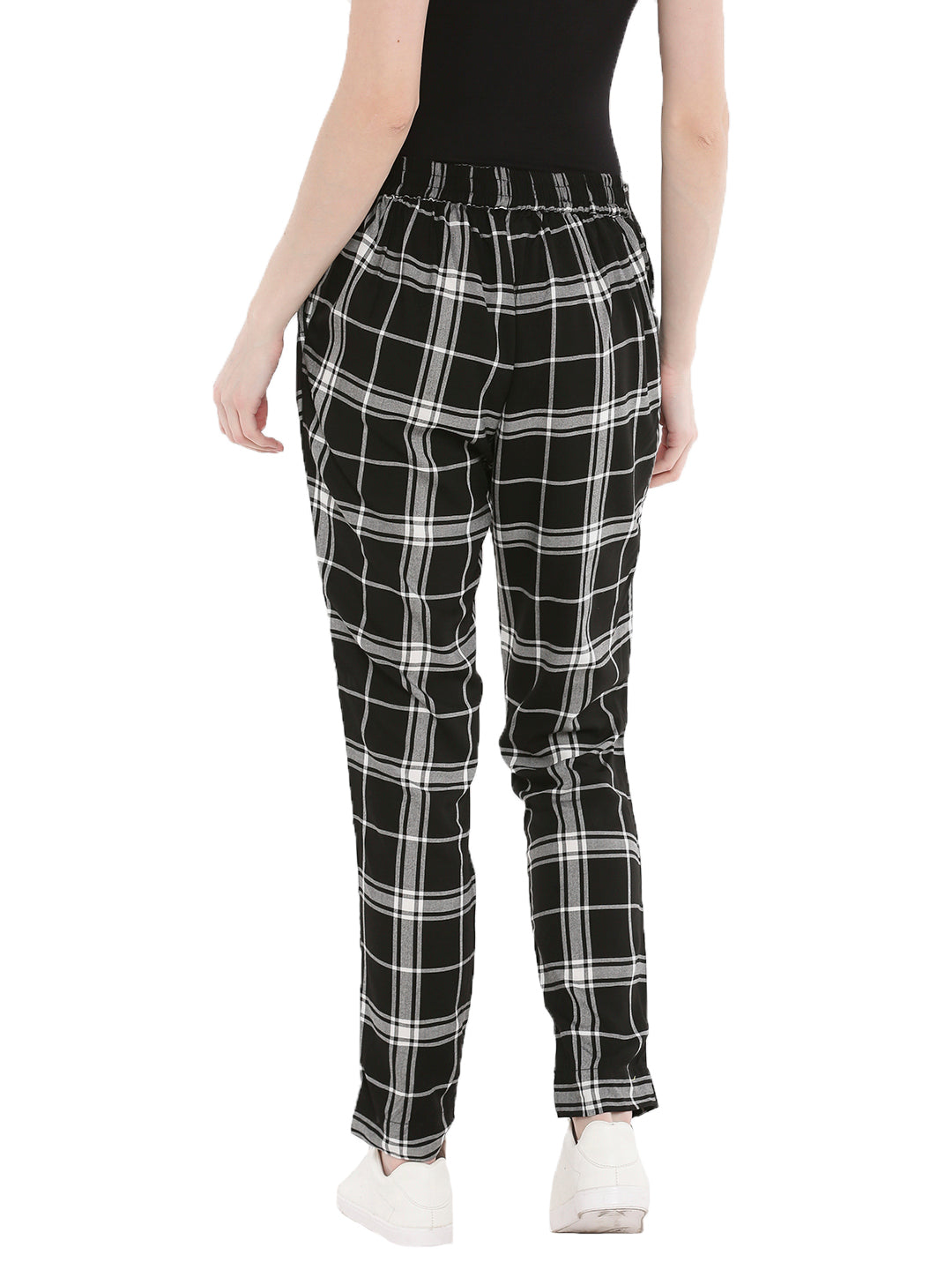 De Moza- Ladies Black Cigarette Pant - De Moza (1668693033023)