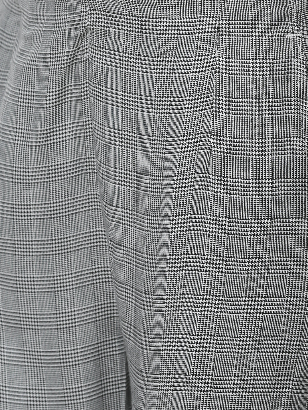 De Moza Women's Cigarette Pant Woven Bottom Yarn Dyed Rayon Black - De Moza (4461737705535)