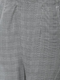 De Moza Women's Cigarette Pant Woven Bottom Yarn Dyed Rayon Black - De Moza (4461737705535)