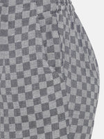 De Moza women's Cigarette Pant Woven Bottom Yarn Dyed Cotton Steel Blue - De Moza (4704709083199)