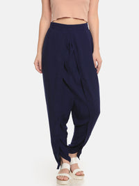 De Moza Ladies Dhoti Pant Navy Blue - De Moza (682012868671)