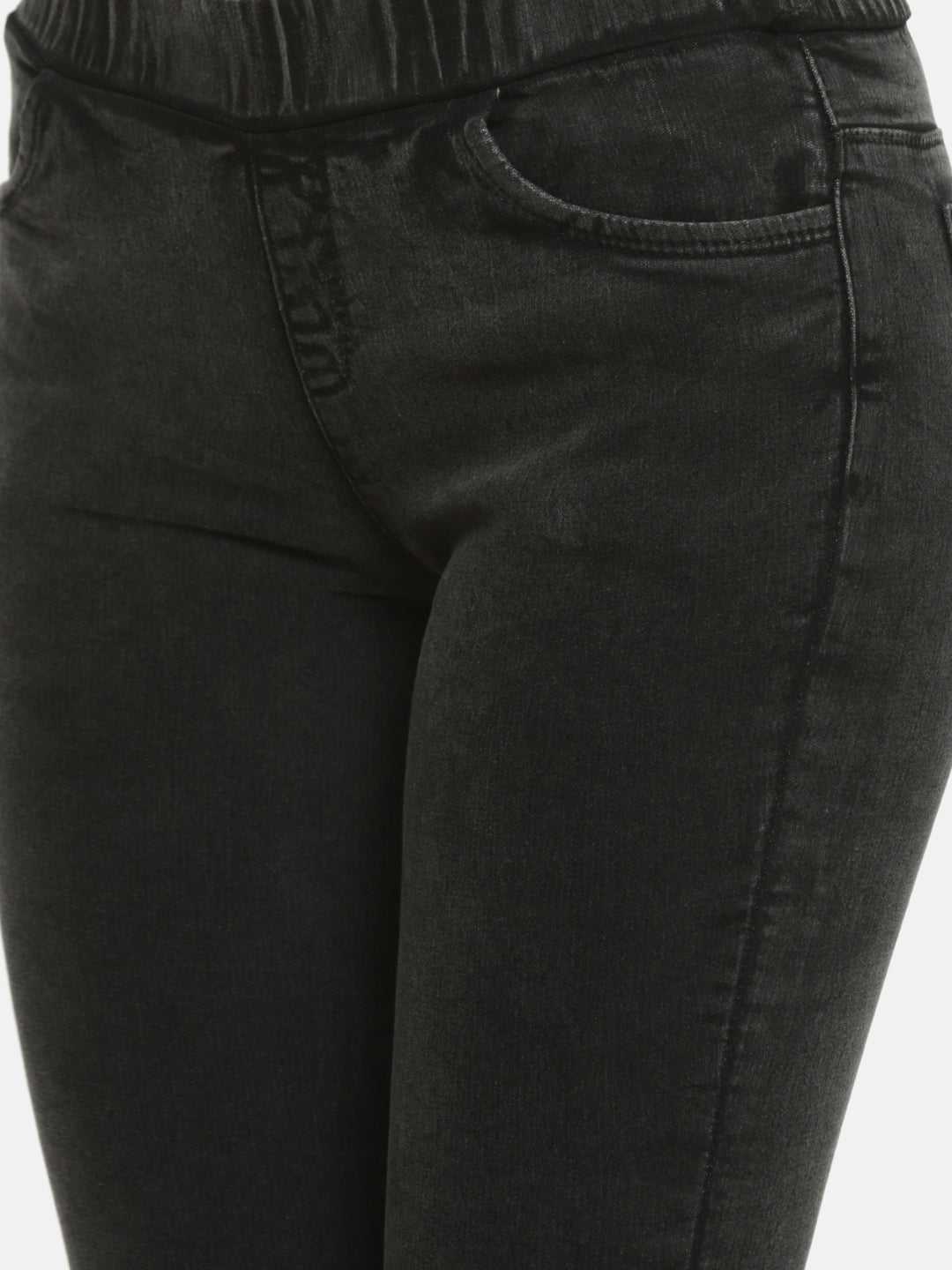 De Moza Ladies Woven Jeggings Pant Black - De Moza (682004971583)