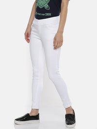 De Moza Ladies White Jeggings - De Moza (1737520939071)