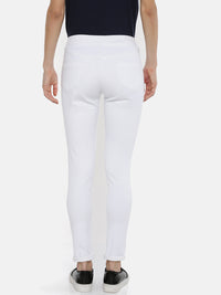 De Moza Ladies White Jeggings - De Moza (1737520939071)