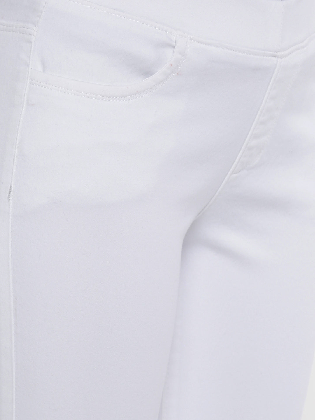 De Moza Ladies White Jeggings - De Moza (1737520939071)