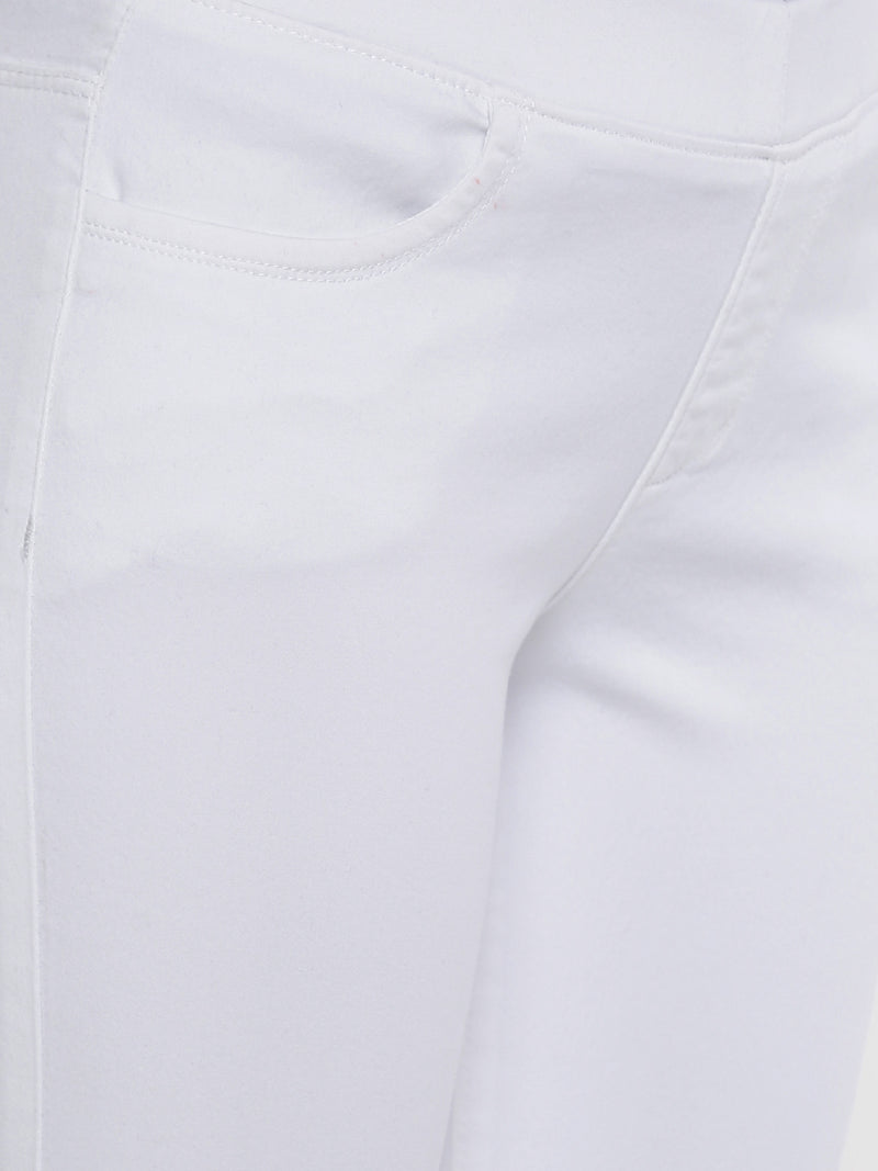 De Moza Ladies White Jeggings - De Moza (1737520939071)