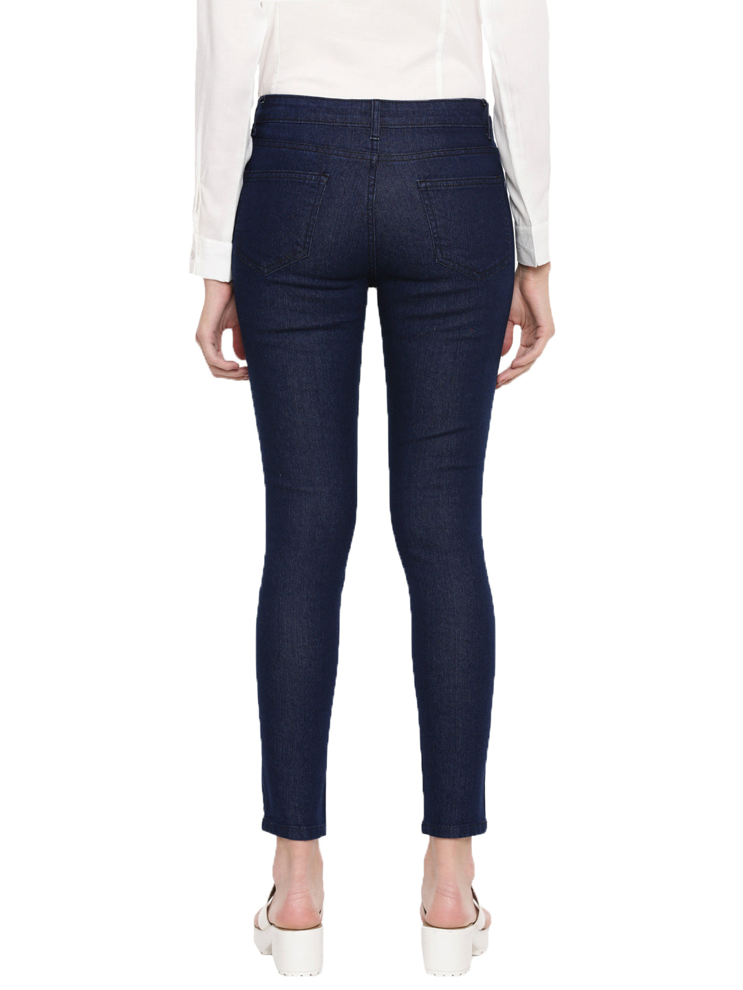 De Moza Ladies Raw Blue Denim Jeans Pant for Ladies - De Moza (1596324905023)