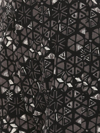 De Moza Ladies Printed Woven Palazzo Black - De Moza (1668720754751)