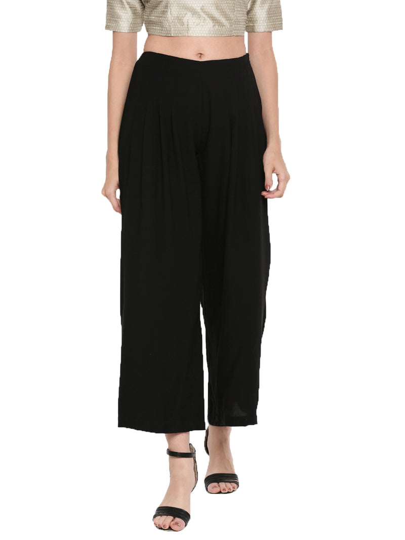 De Moza- Ladies Large Black Palazzo - De Moza (1596345352255)
